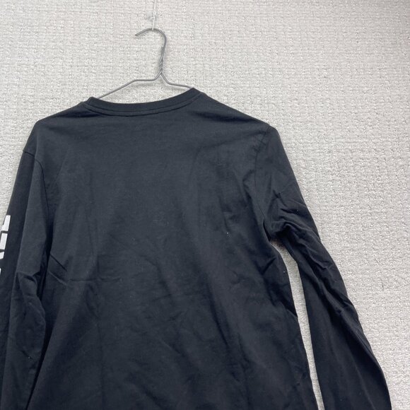 Y2K Vans Off The Wall Checkerboard Long Sleeve Black / White Women XS Skatercore - Picture 13 of 14